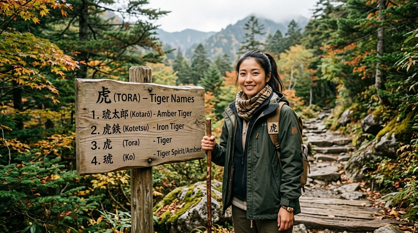 Unisex Japanese Names Inspired by Tigers