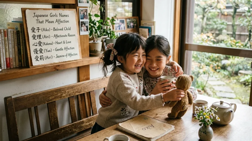 japanese girl names that mean affection