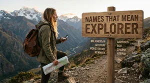 names that mean explorer