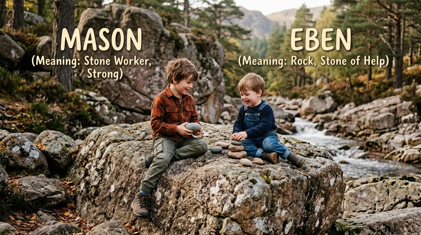 Ancient and Cultural Boy Names Connected With Stone