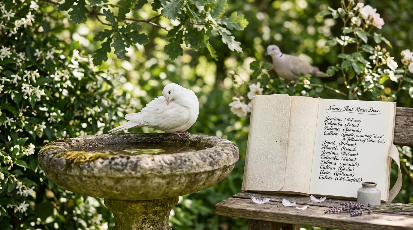 Biblical Names That Mean Dove