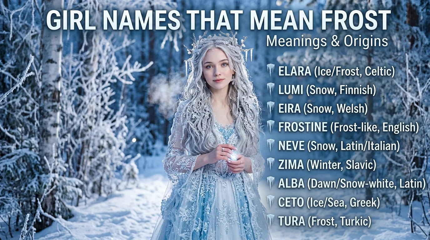 Girl Names Inspired by Frost and Winter Magic
