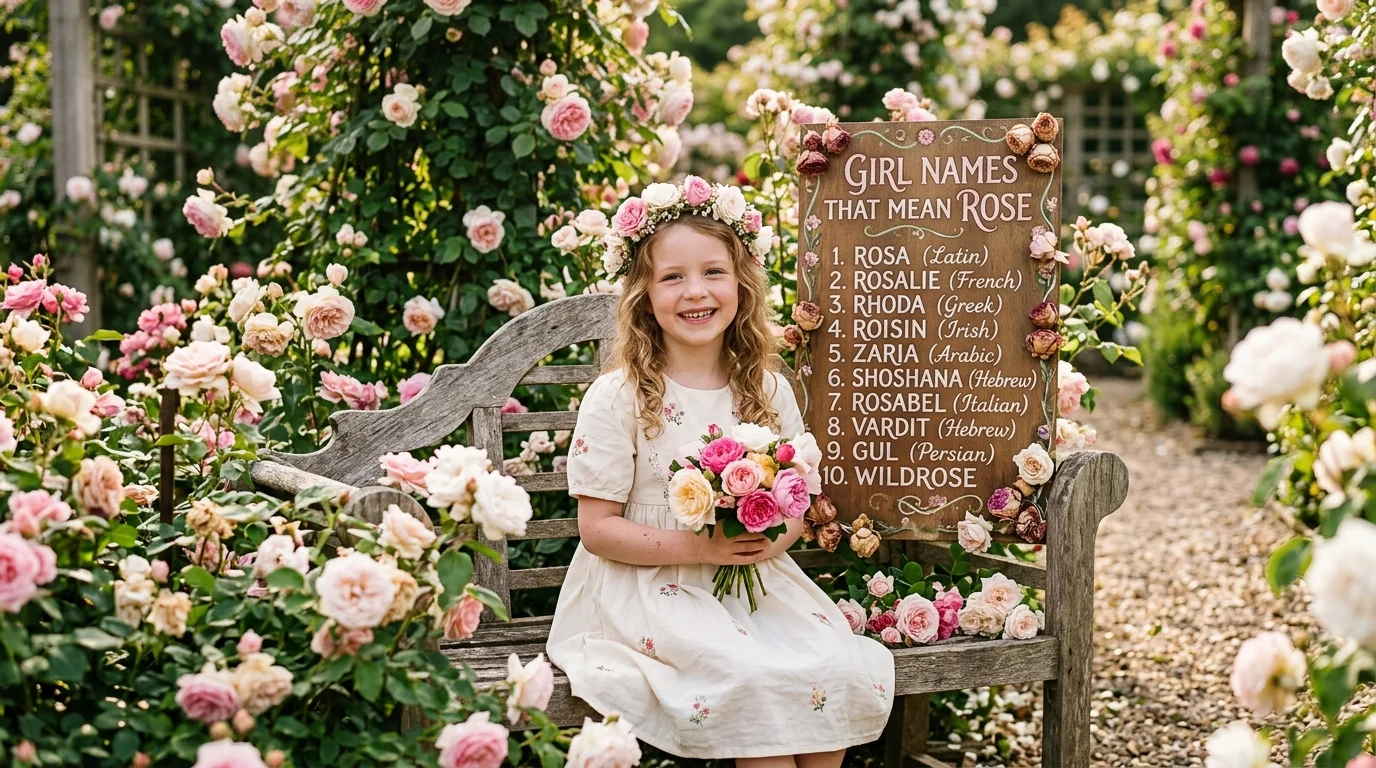 Girl Names Inspired by Rose Gardens