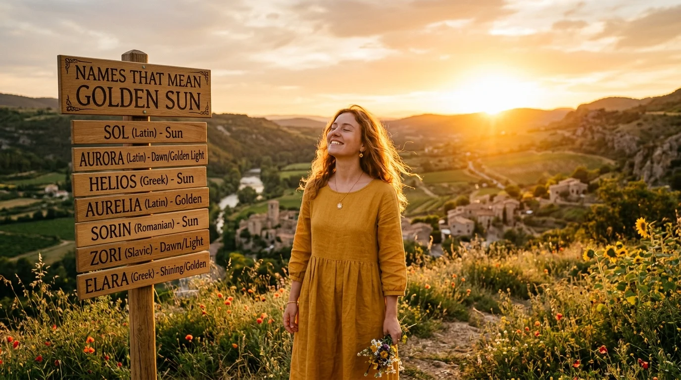 Golden Sun Names for Nature Lovers