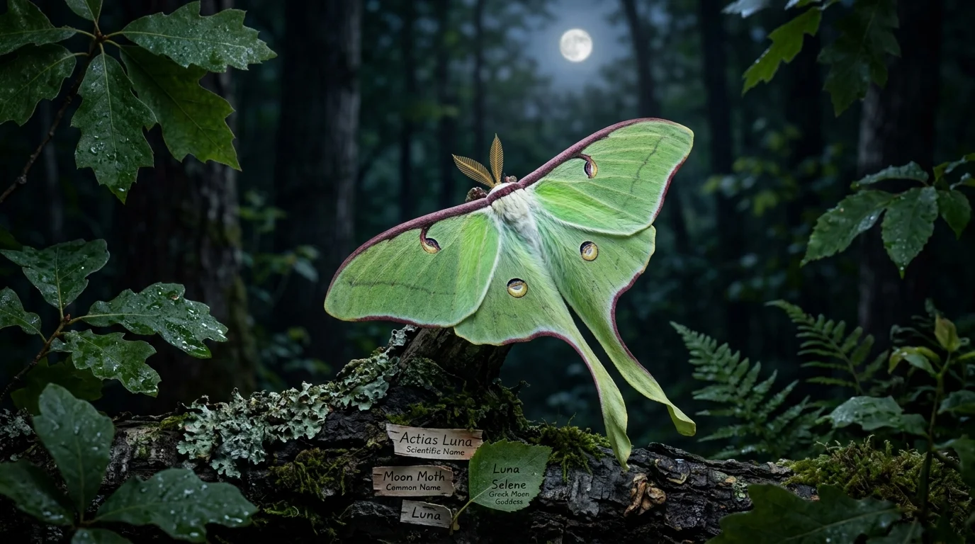 Green-Inspired Luna Moth Names
