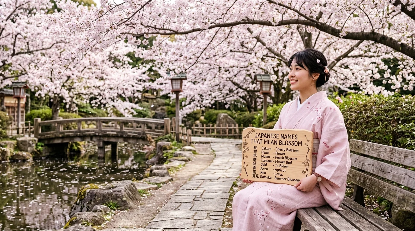 Japanese Girl Names With Flower Meanings