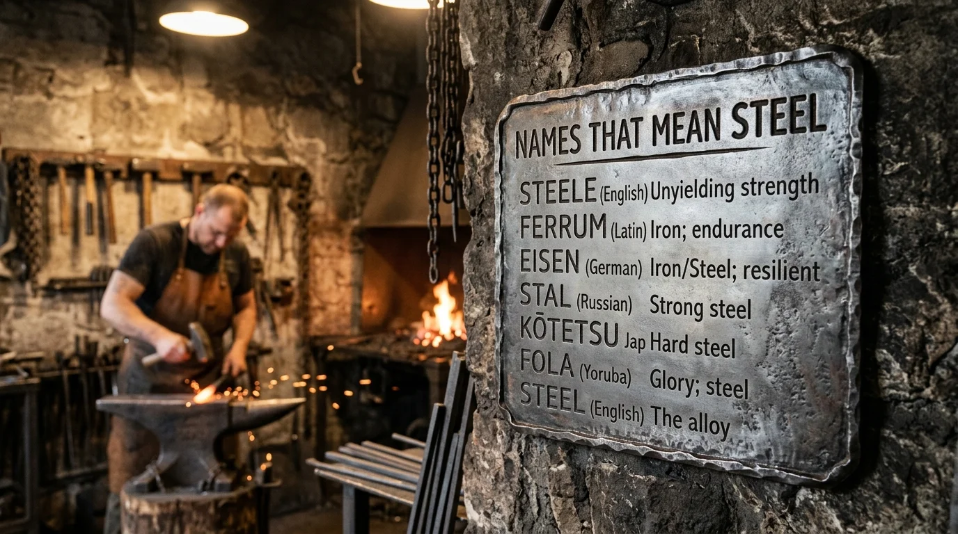 Japanese Names Related to Strength and Steel