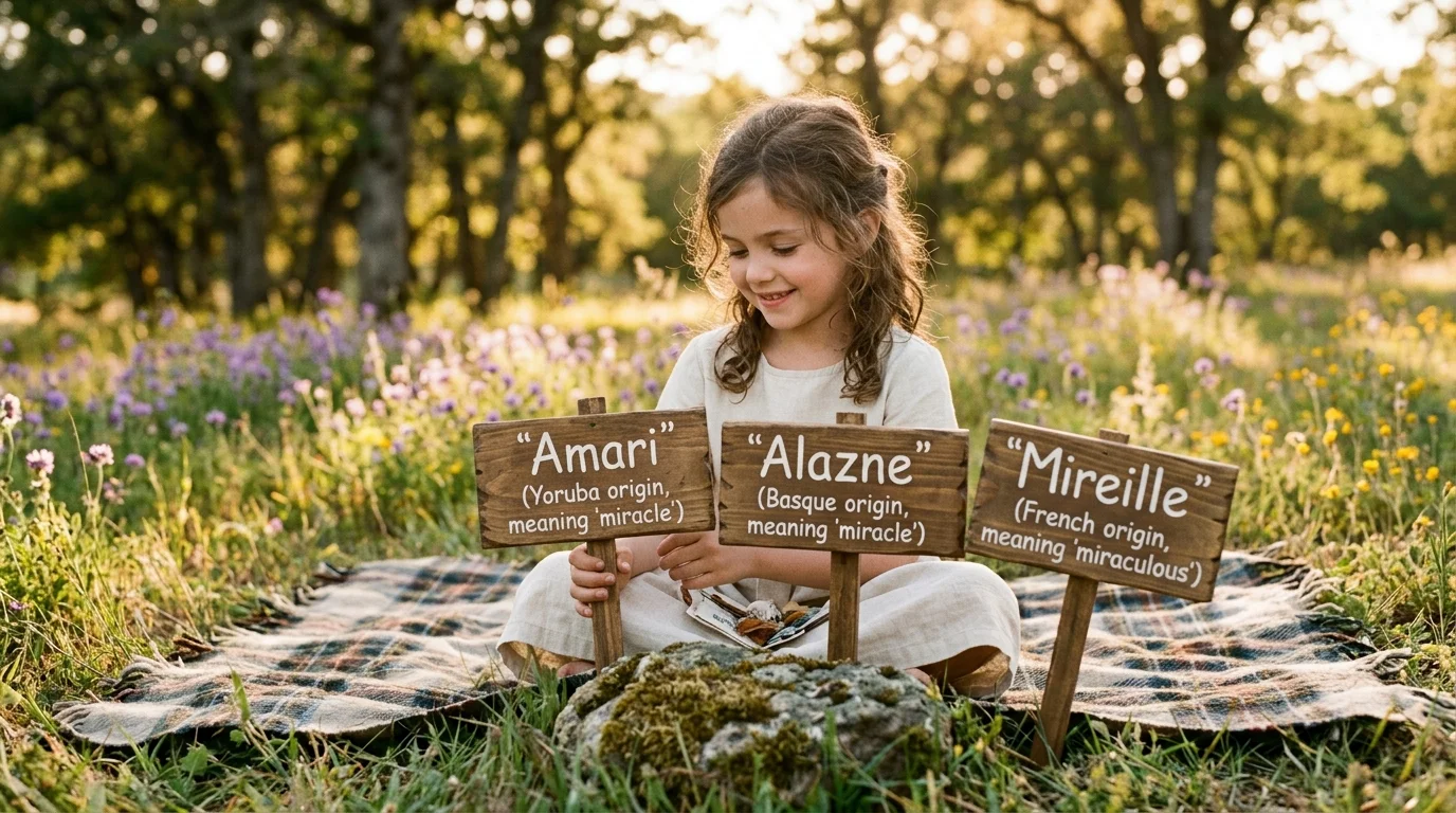 Modern Girl Names That Mean Miracle or Blessing