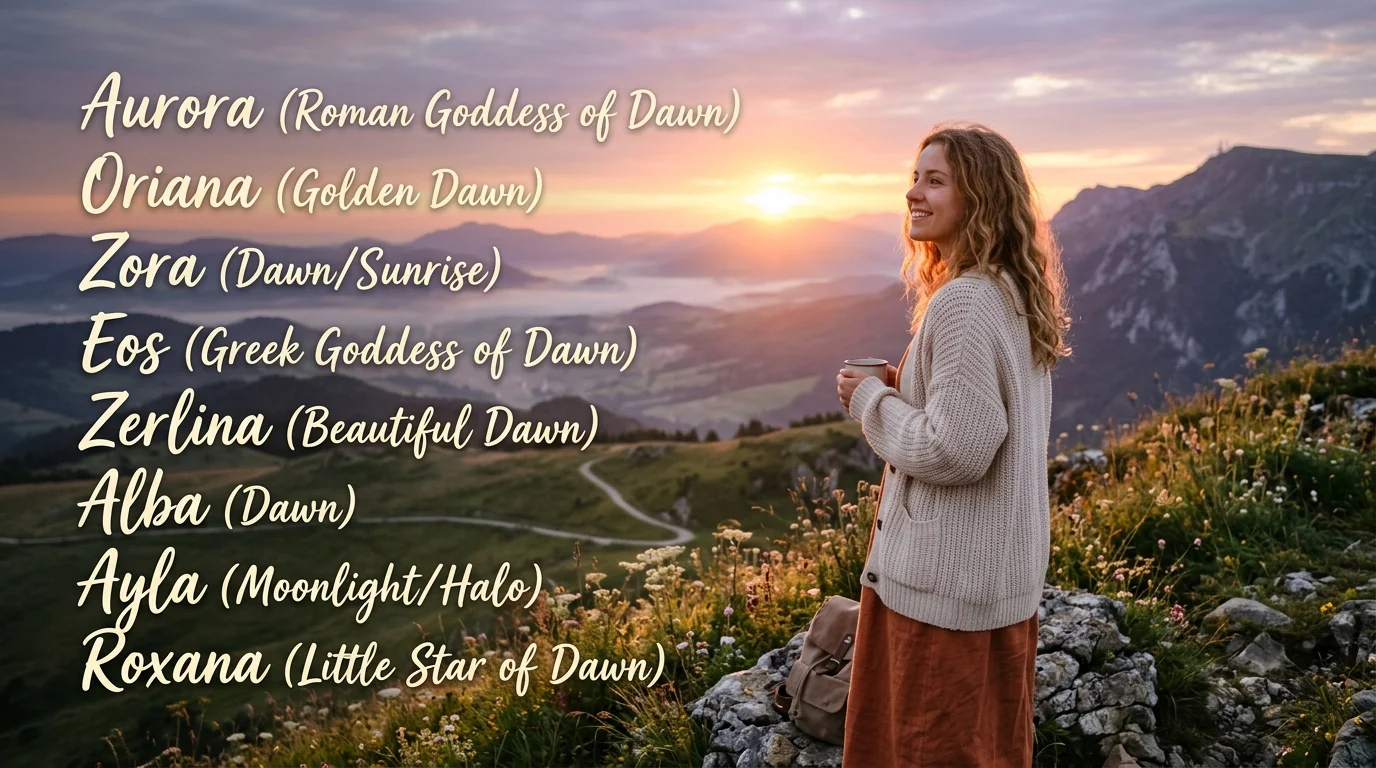 Rare Female Names That Mean Dawn and Light