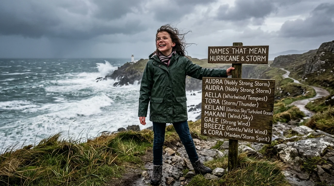 Rare Girl Names That Mean Storm or Wind