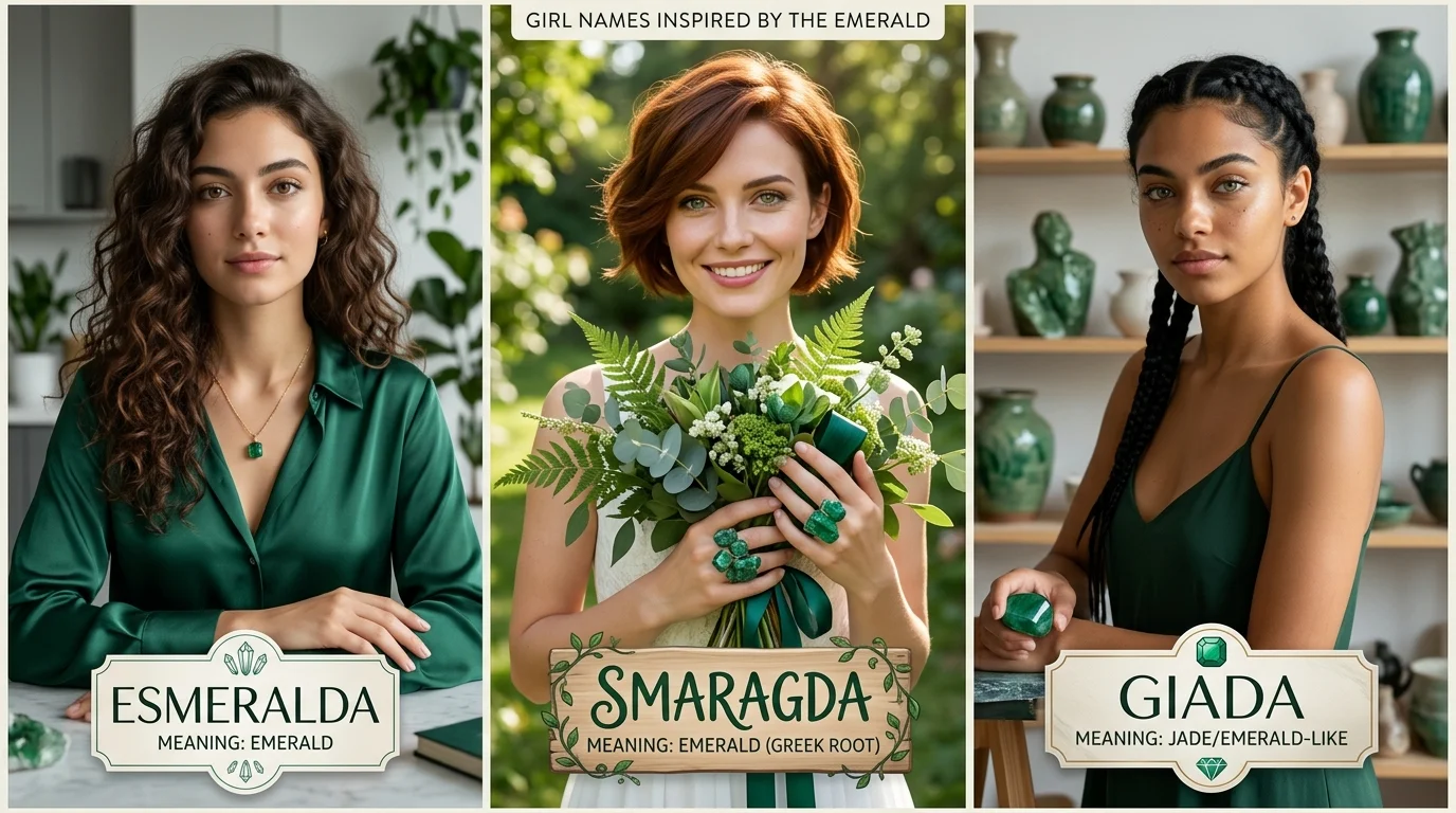 Rare Girl Names With Emerald-Like Meanings