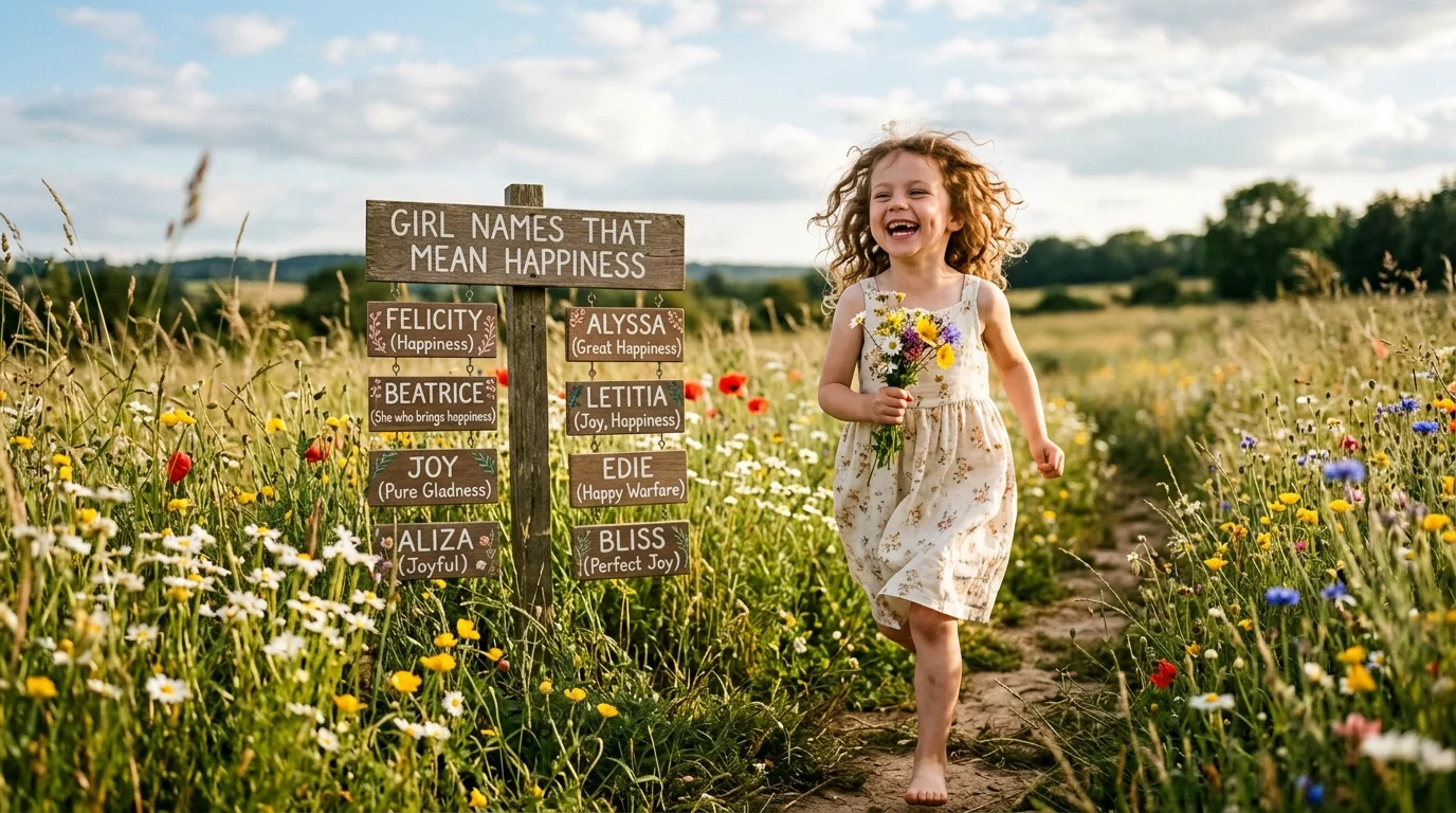 Short Girl Names That Mean Happiness