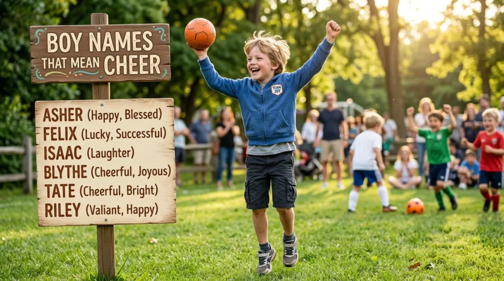 boy names that mean cheer