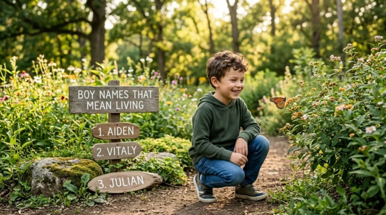 boy names that mean living