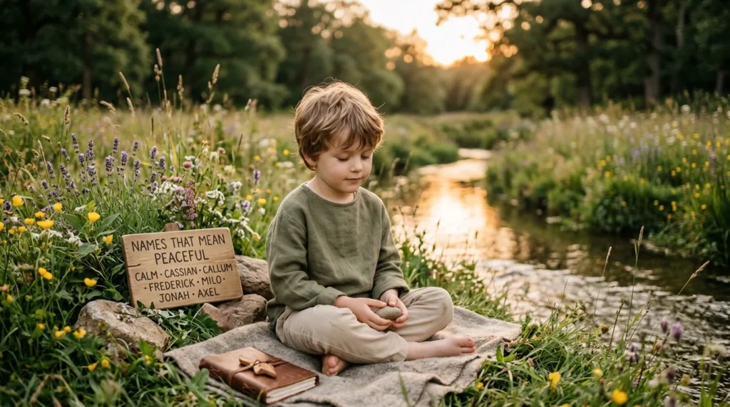 boy names that mean peaceful