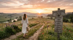 female names that mean dawn