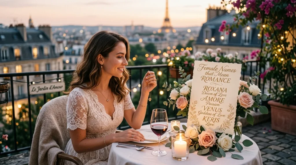 female names that mean romance