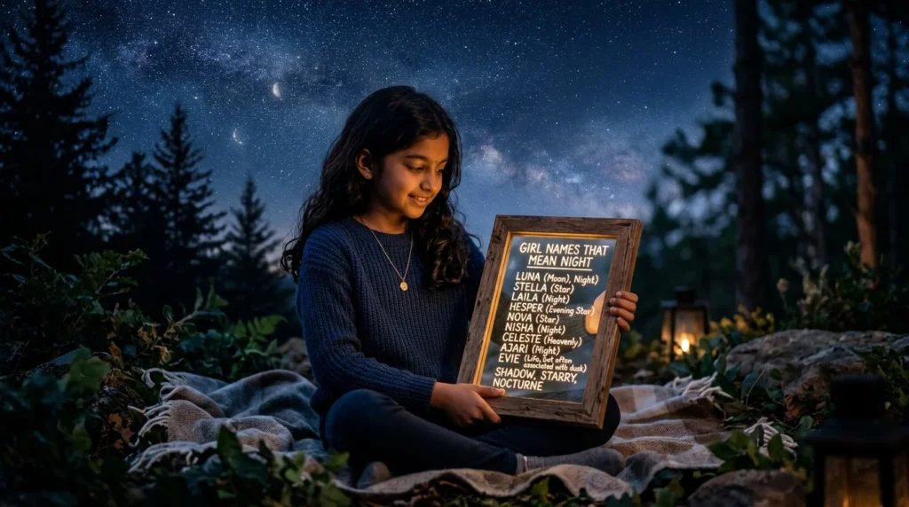 girl names that mean night