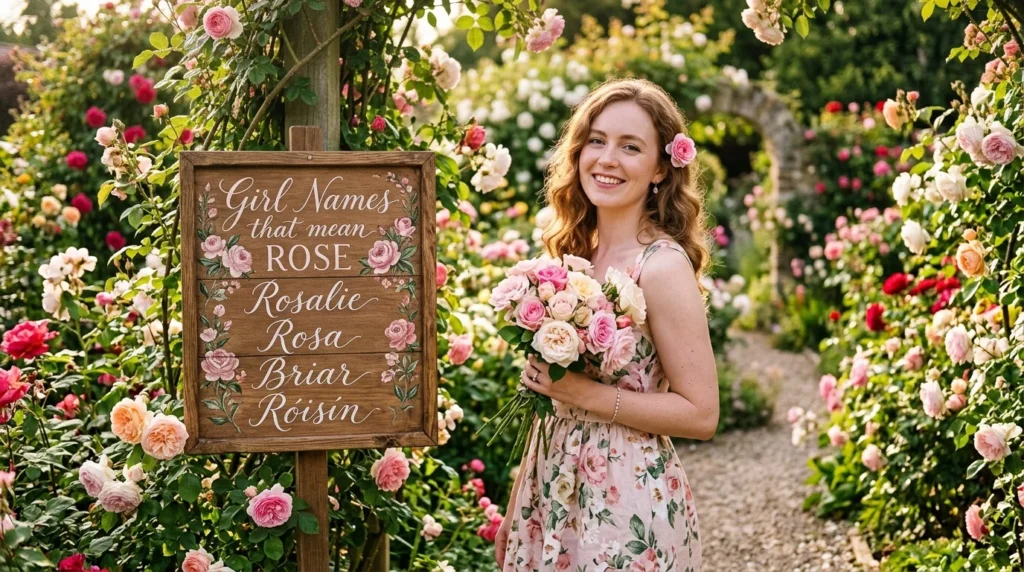 girl names that mean rose