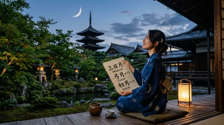 japanese names that mean crescent moon