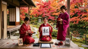 japanese names that mean crimson