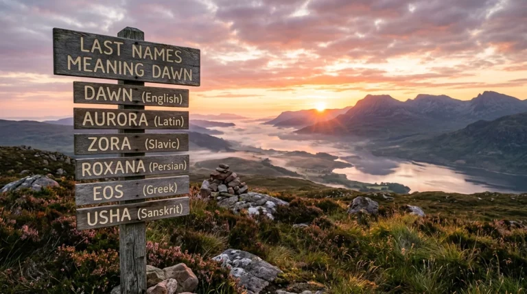 last names that mean dawn