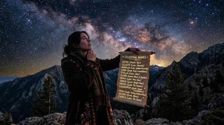 names that mean celestial