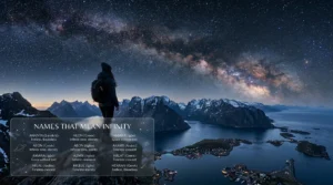 names that mean infinity