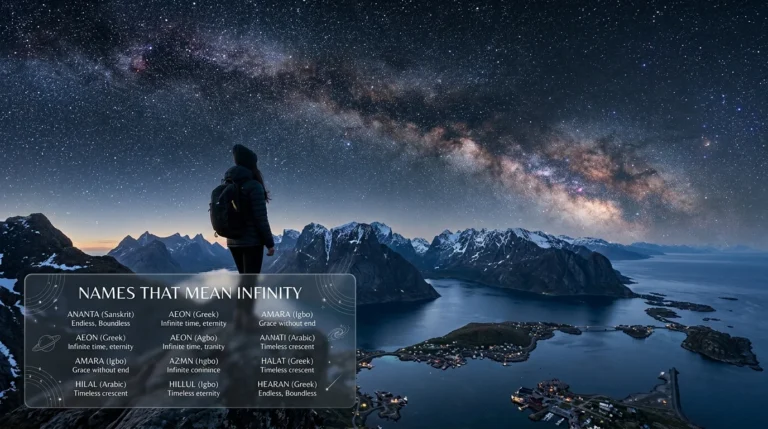 names that mean infinity