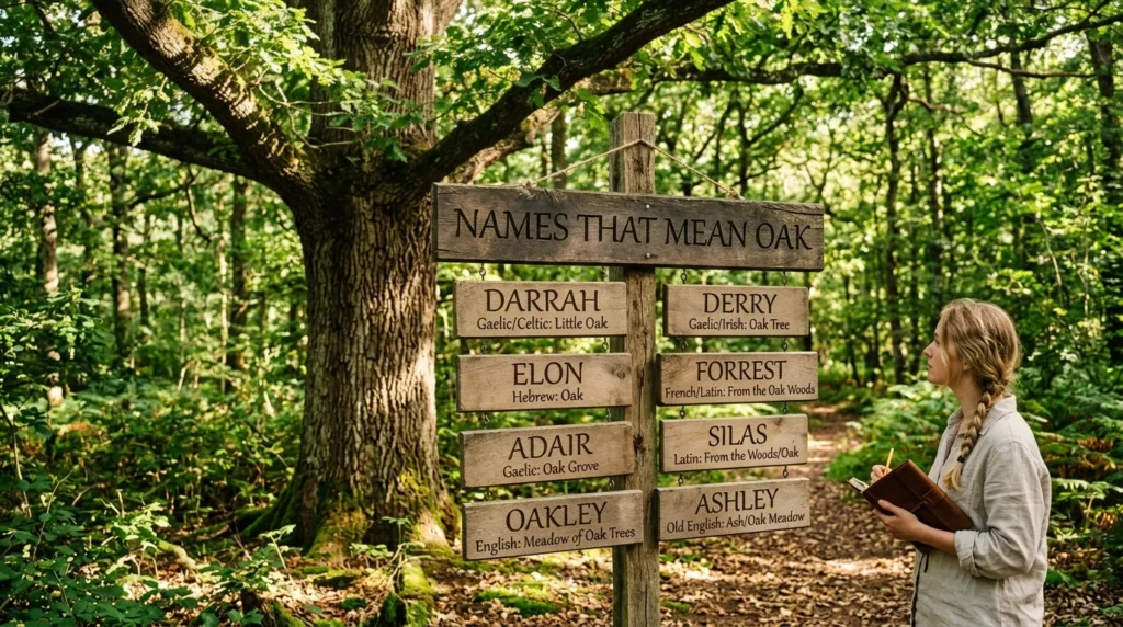 names that mean oak