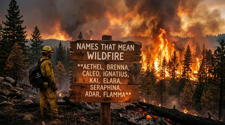 names that mean wild fire