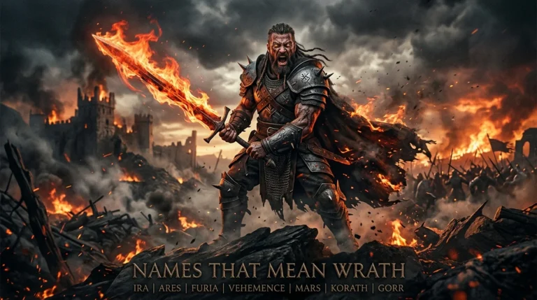 names that mean wrath