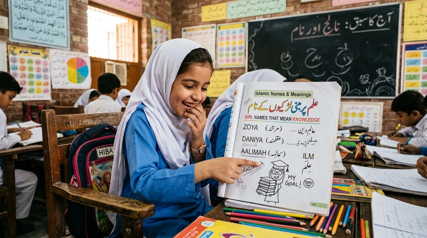 Girl Names That Mean Knowledge in Urdu