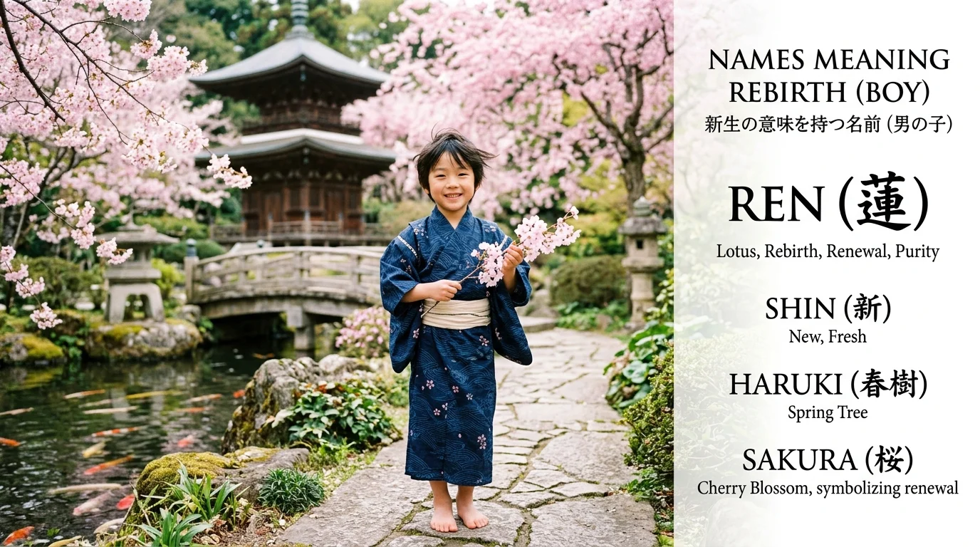 Japanese Names Connected With Spring and Rebirth
