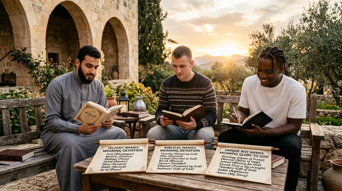 Male Names That Mean Devoted to God