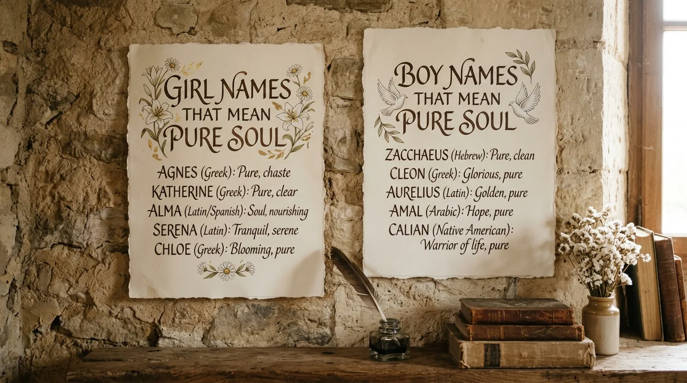 Modern Pure Soul-Inspired Names