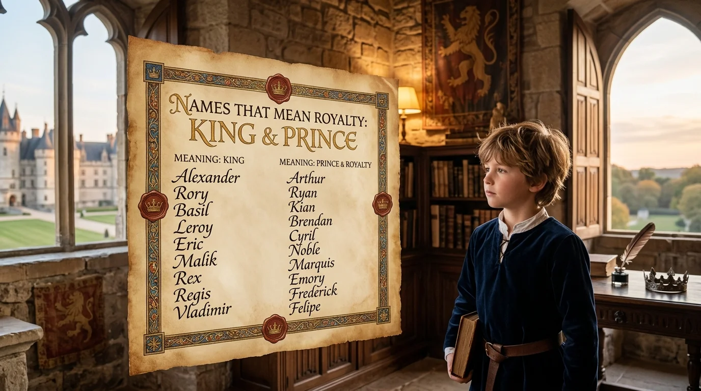 Powerful Boy Names That Mean Ruler or Leader