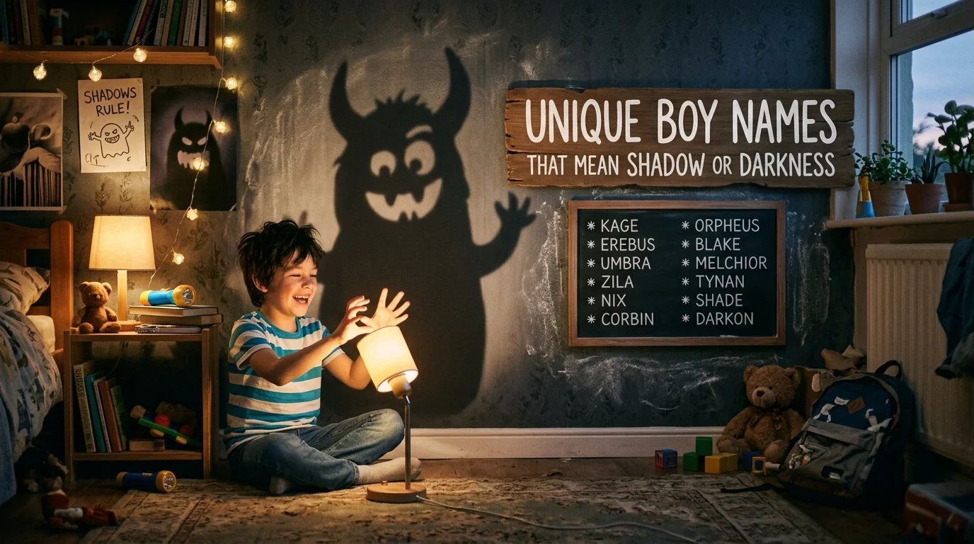 Unique Boy Names That Mean Shadow