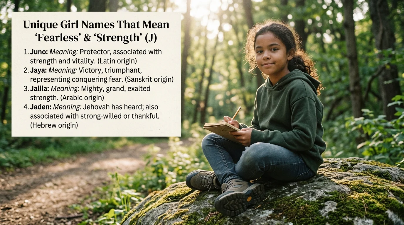 Unique Girl Names That Mean Fearless