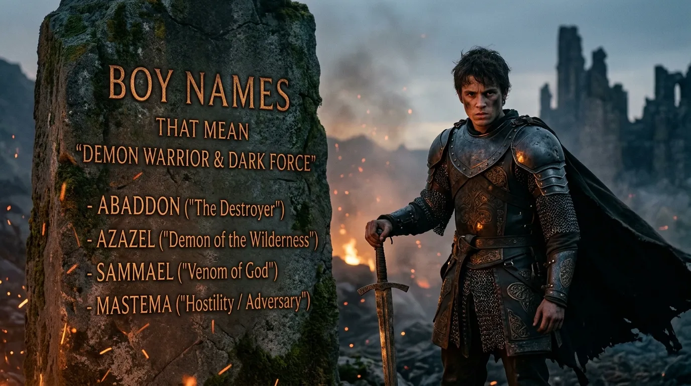 Boy Names That Mean Demon Warrior