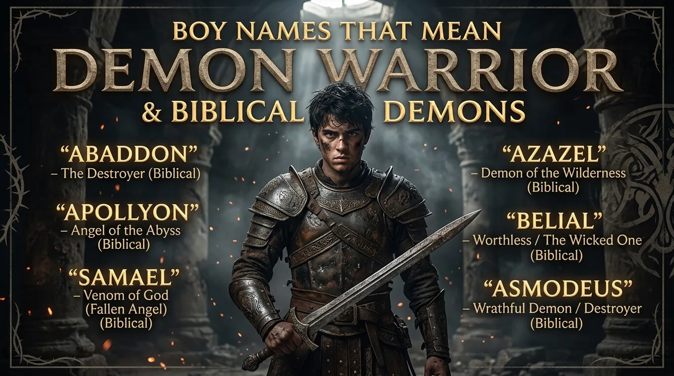 Fantasy-Inspired Demon Names