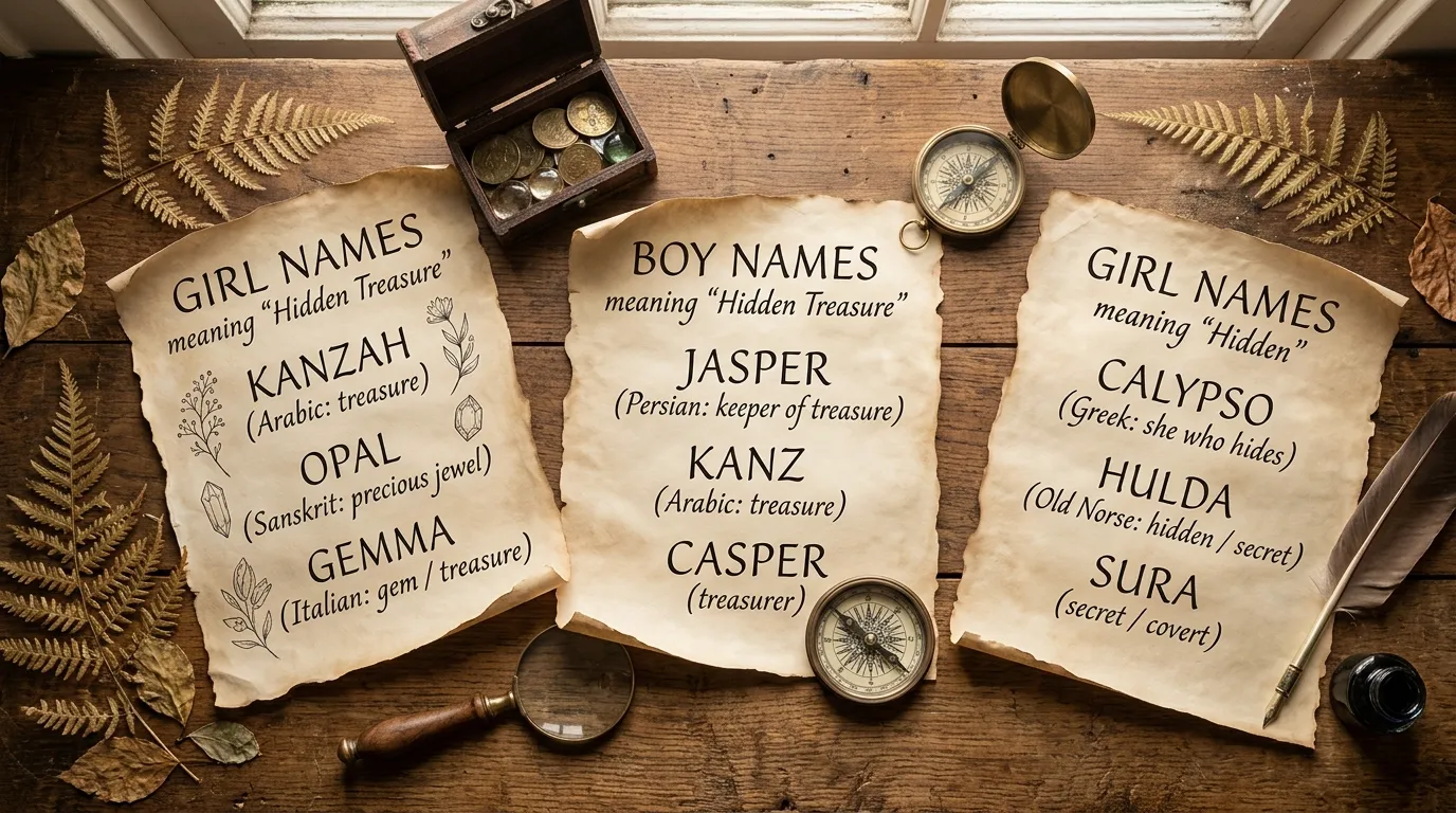 Girl Names Meaning Hidden