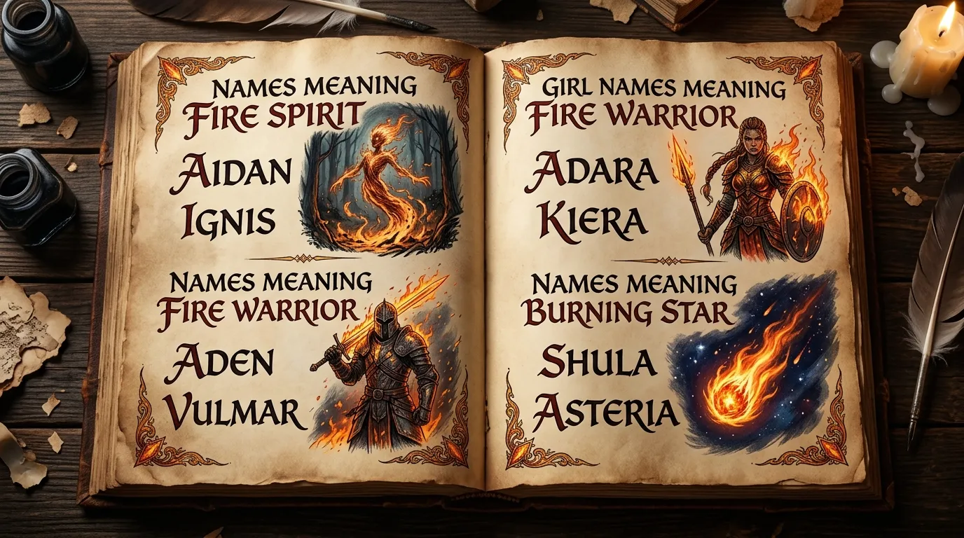 Girl Names That Mean Eternal Flame