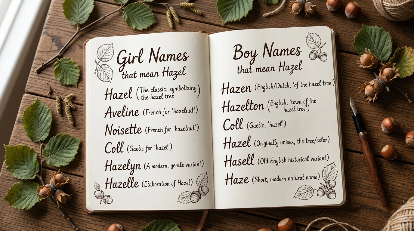 Girl Names That Mean Hazel
