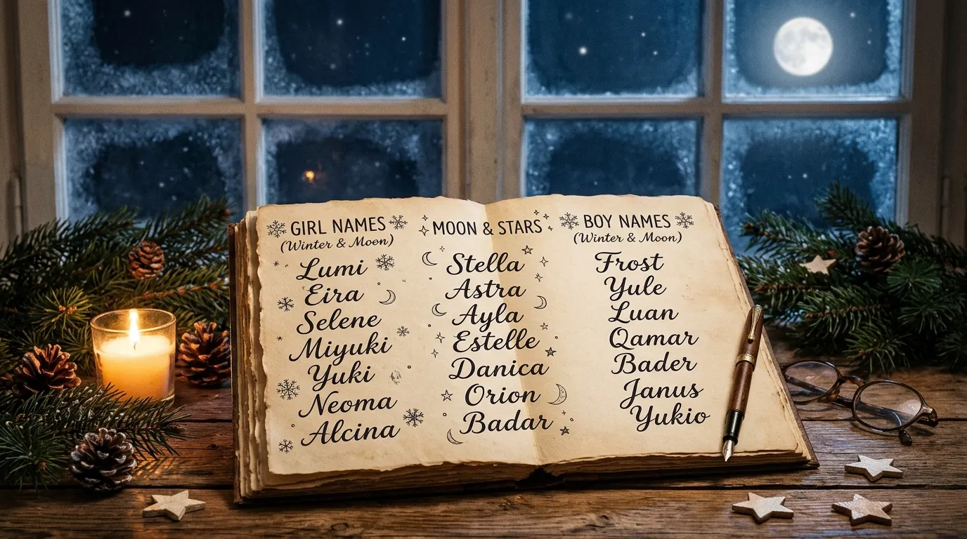 Girl Names That Mean Winter Moon