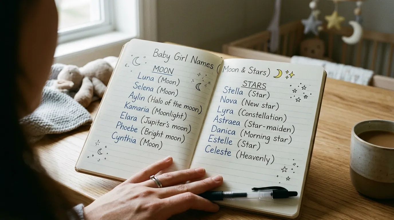 Greek and Latin Female Names Related to the Moon