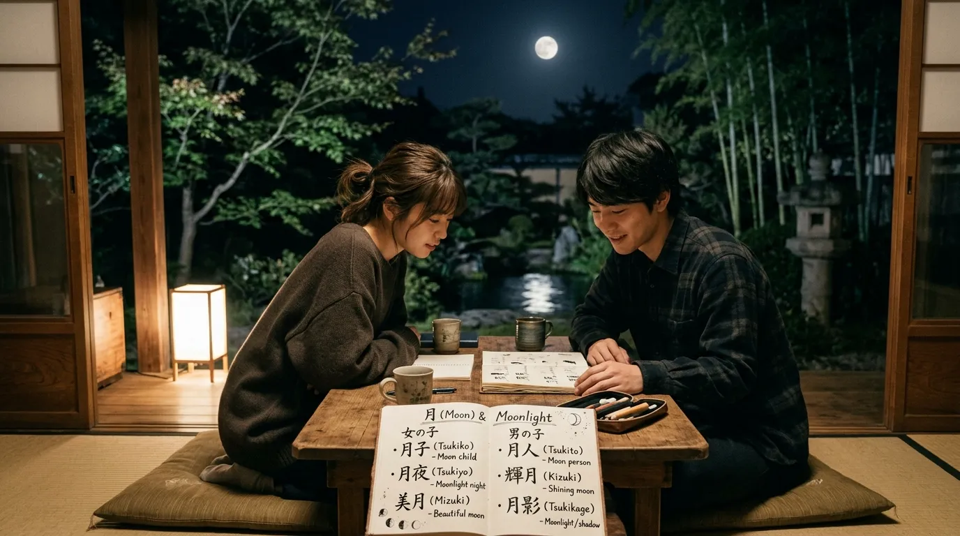 Japanese Names That Mean Moonlight Girl