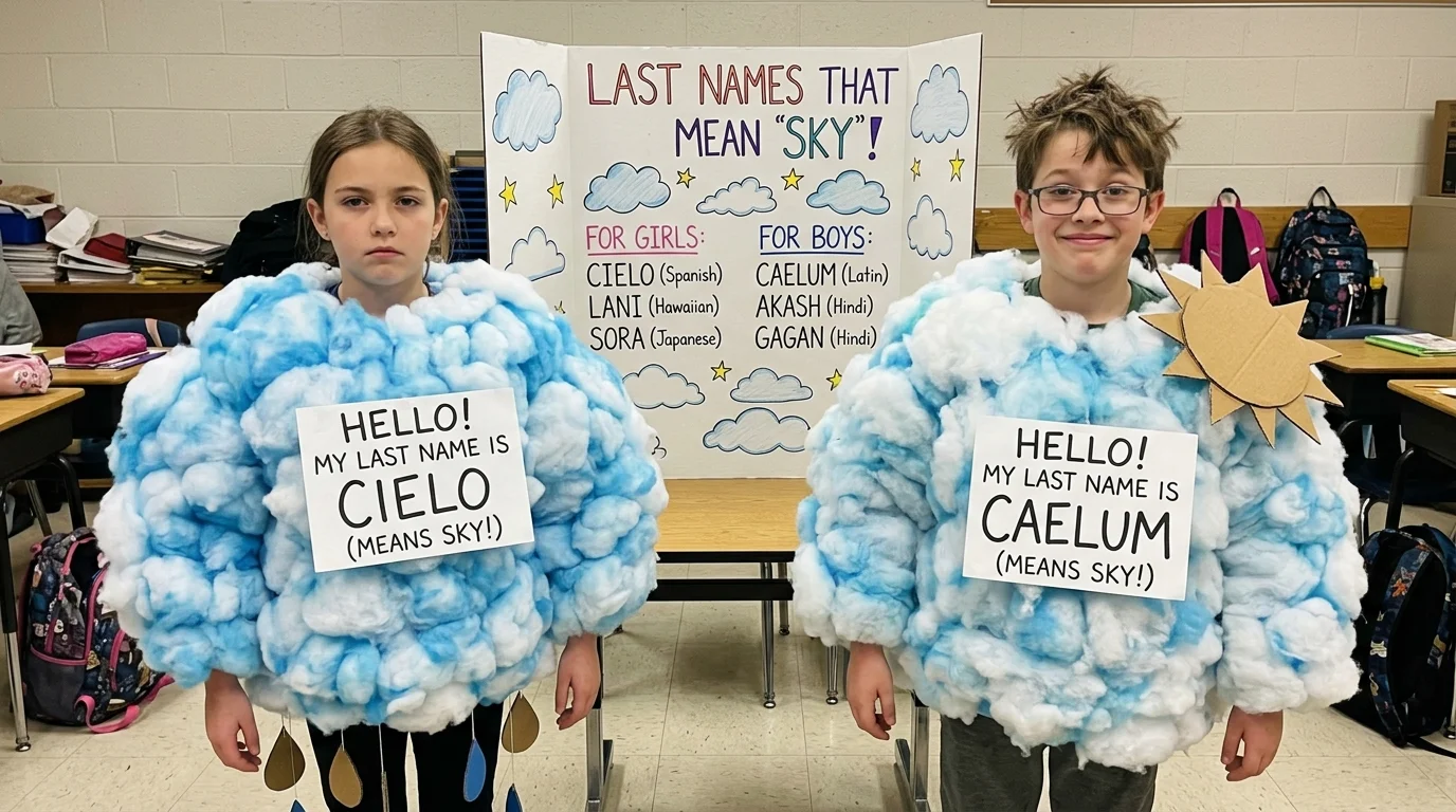 Last Names That Mean Sky Girl