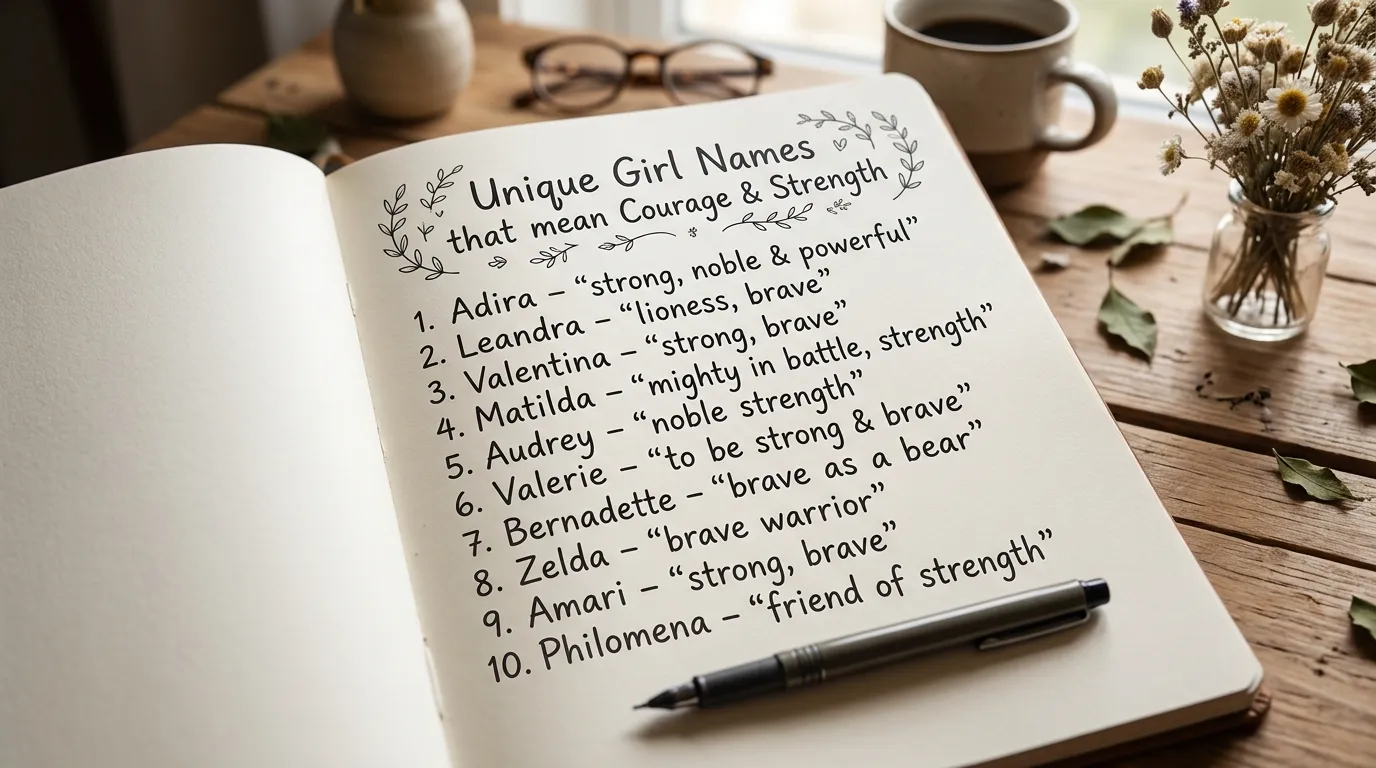 Nature-Inspired Brave Girl Names
