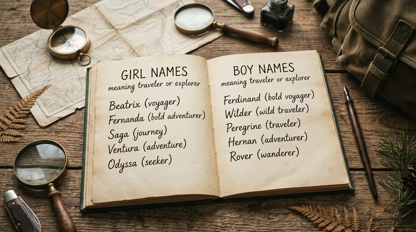 Strong Explorer Names for Characters